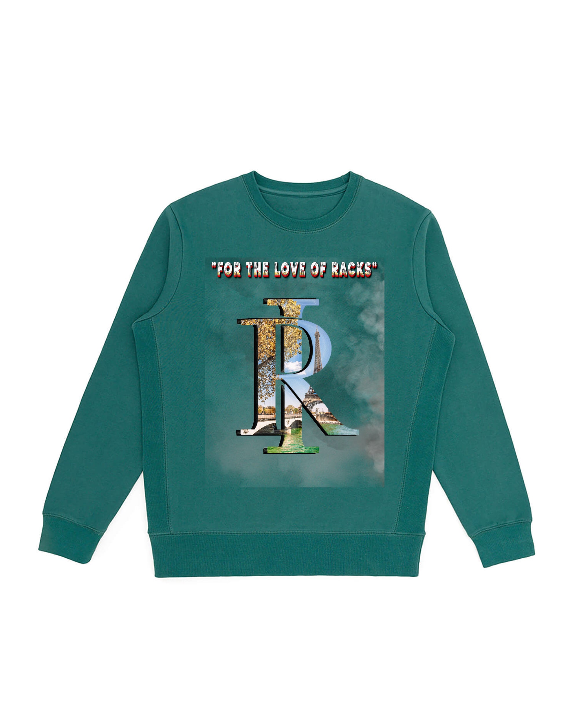 For The Love Crewneck - Teal