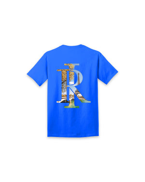 Racks Collar T-Shirt - French Blue