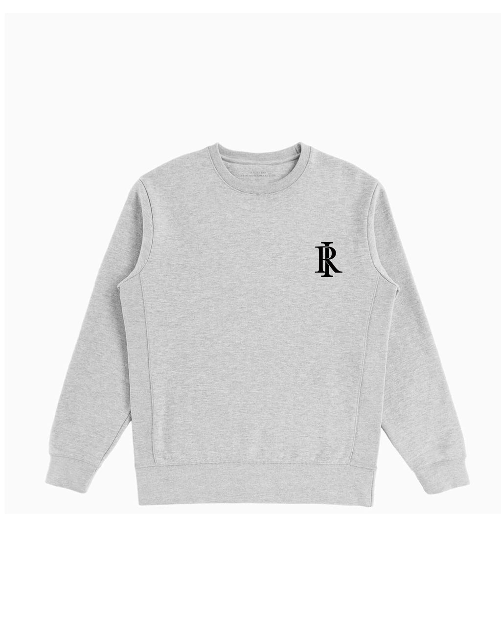 Monogram Crewneck - Heather Grey