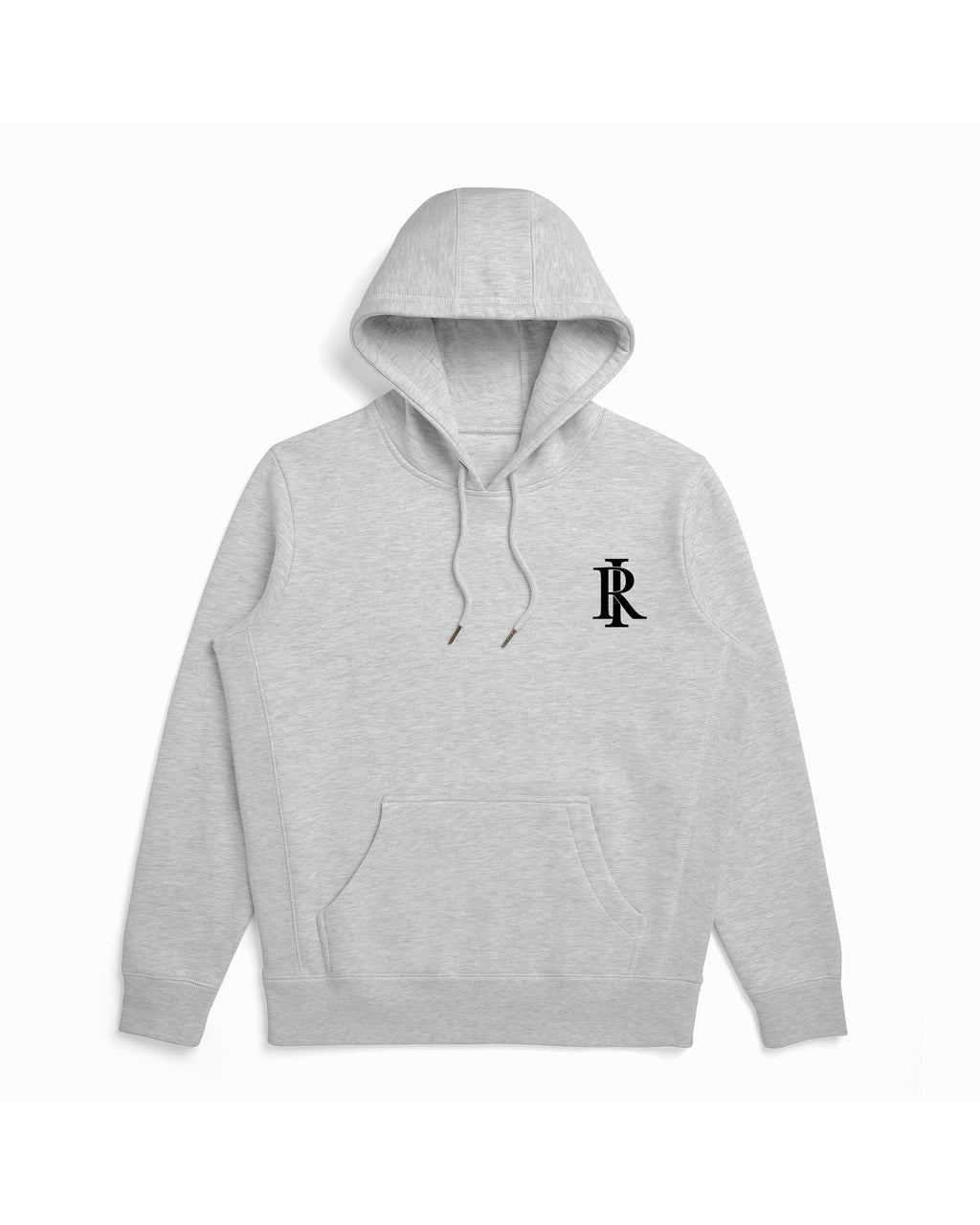 Monogram Hoodie - Heather Grey