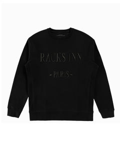 Signature Paris Crewneck - All Black