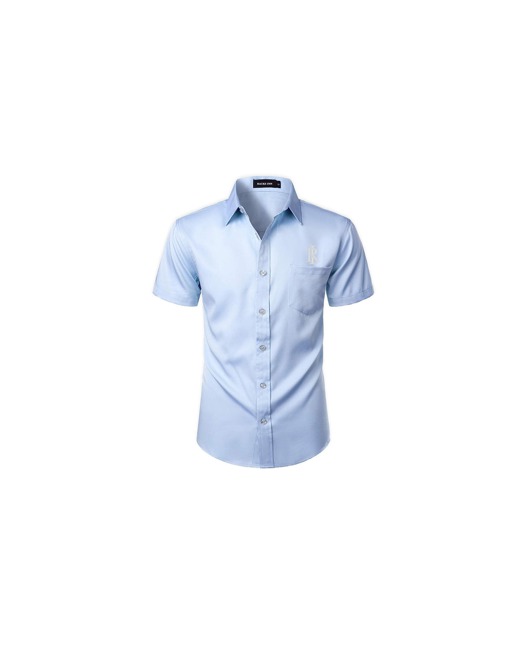 Monogram Casual Shirt - Light Blue