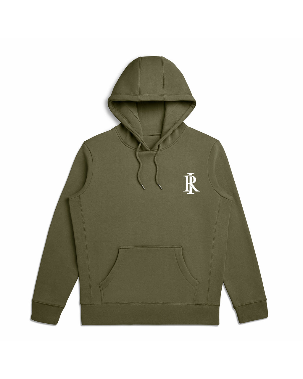 Monogram Hoodie - Olive