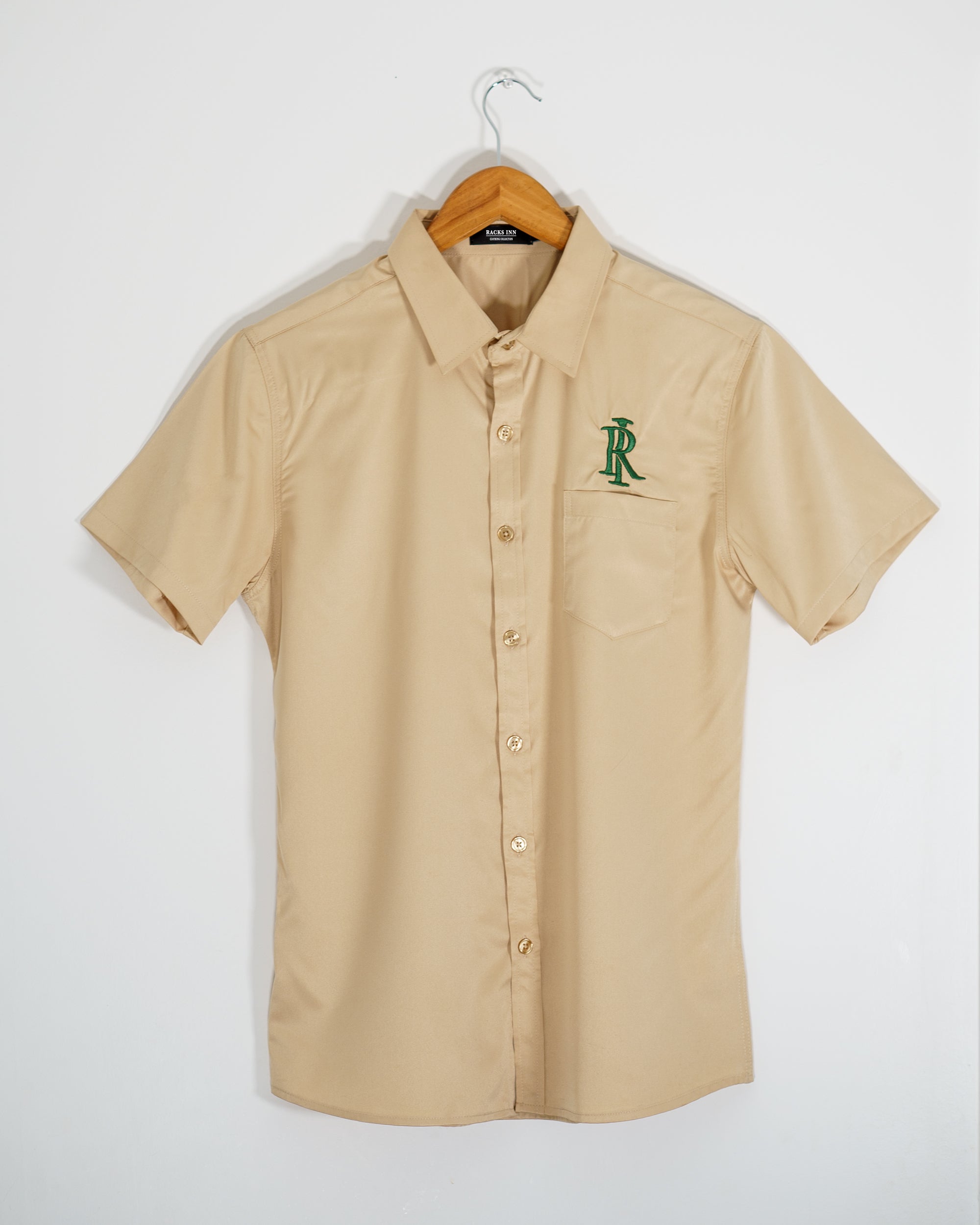 Monogram Casual Shirt - Khaki