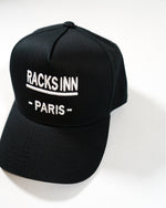 Paris Trucker Hat - Black White