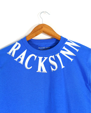 Racks Collar T-Shirt - French Blue