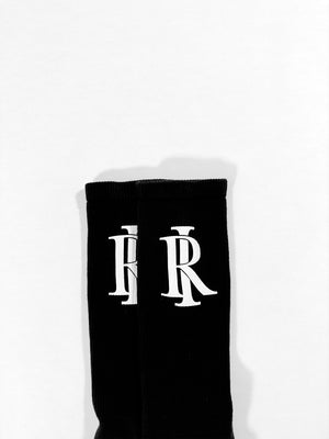 Monogram Socks - Black & White