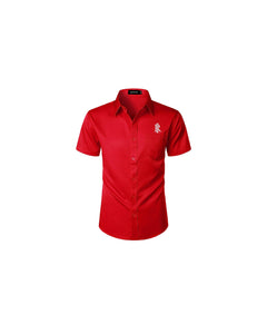 Monogram Casual Shirt - Red