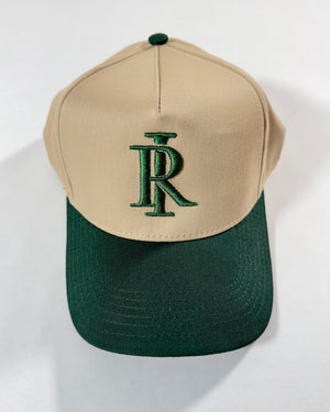 Monogram Trucker Hat - Cream Green
