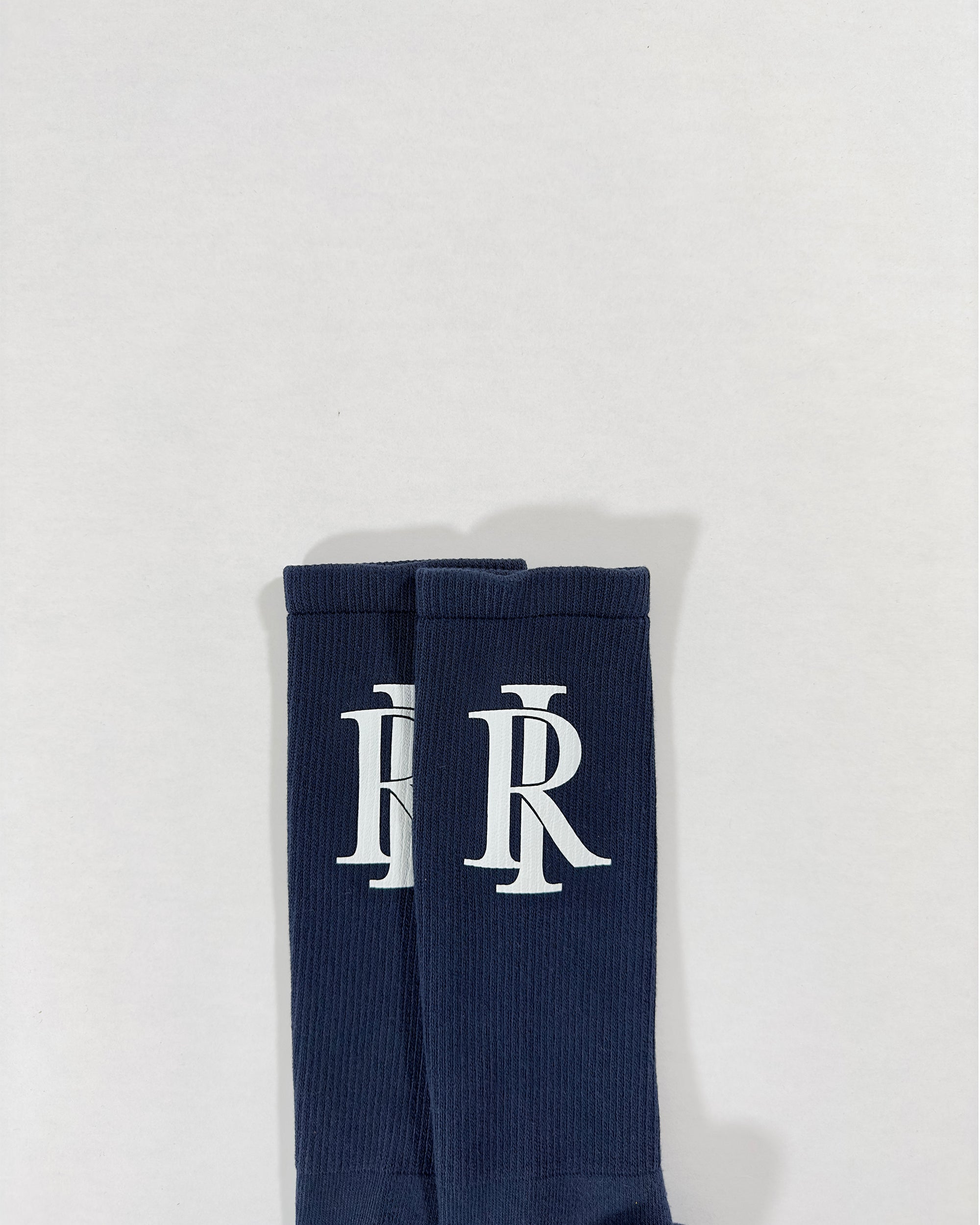 Monogram Socks - Navy
