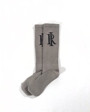 Monogram Socks - Grey