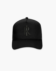 Monogram Trucker Hat - All Black