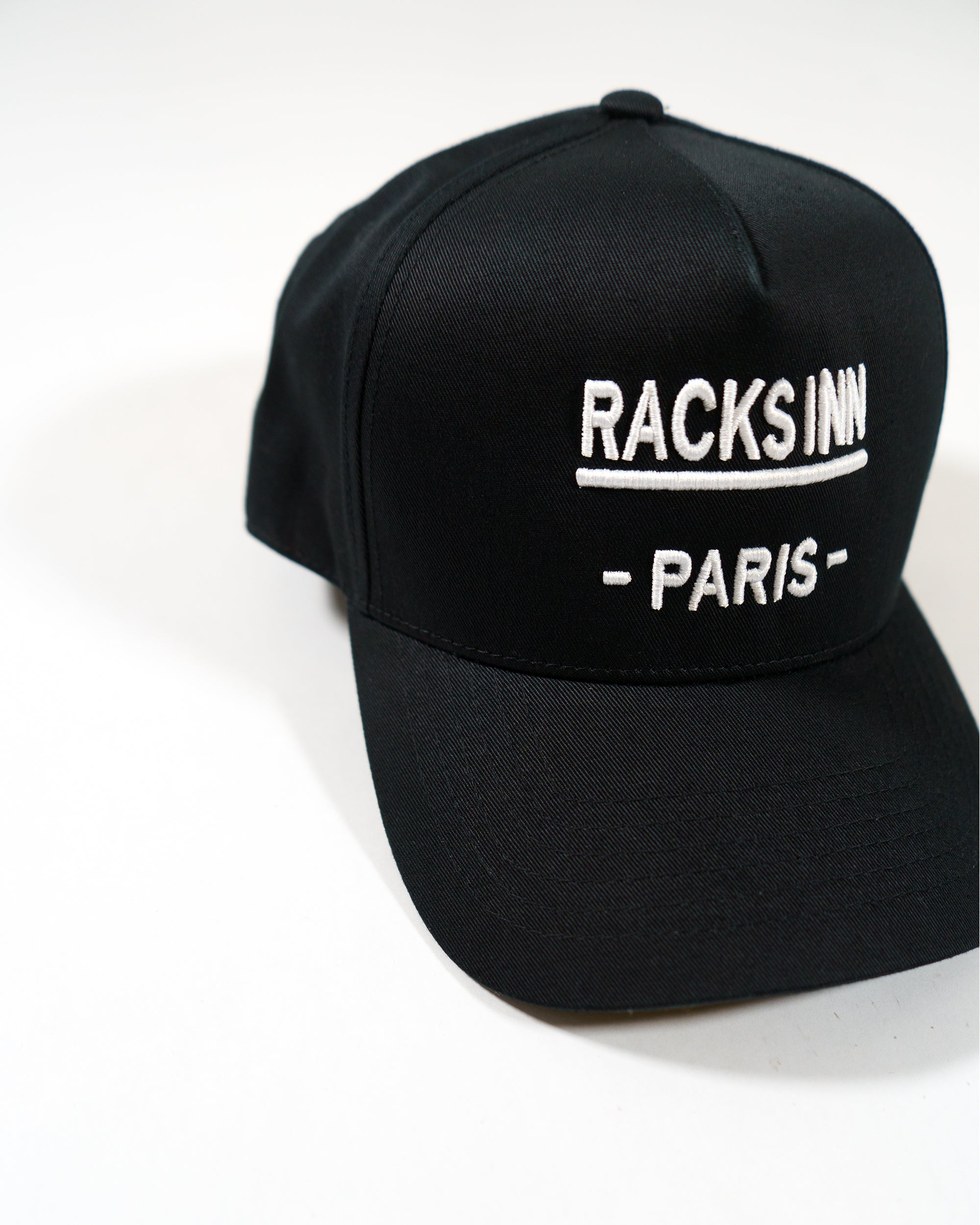 Paris Trucker Hat - Black White
