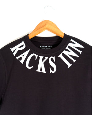 Racks Collar T-Shirt - Black