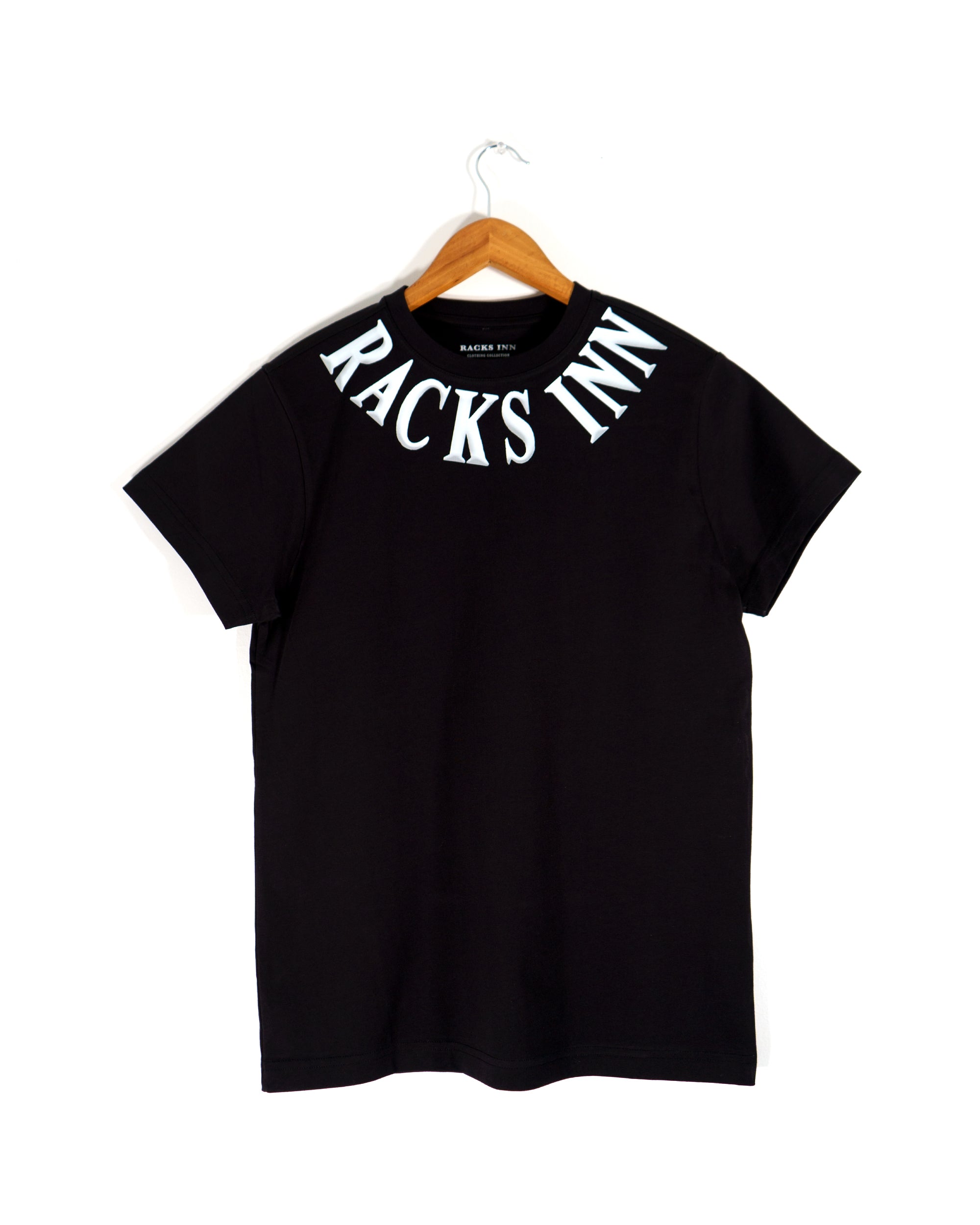 Racks Collar T-Shirt - Black