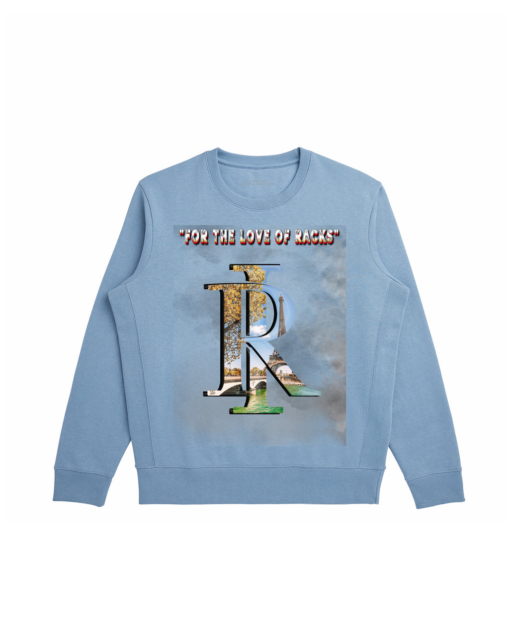 For The Love Crewneck - Cloudy Blue