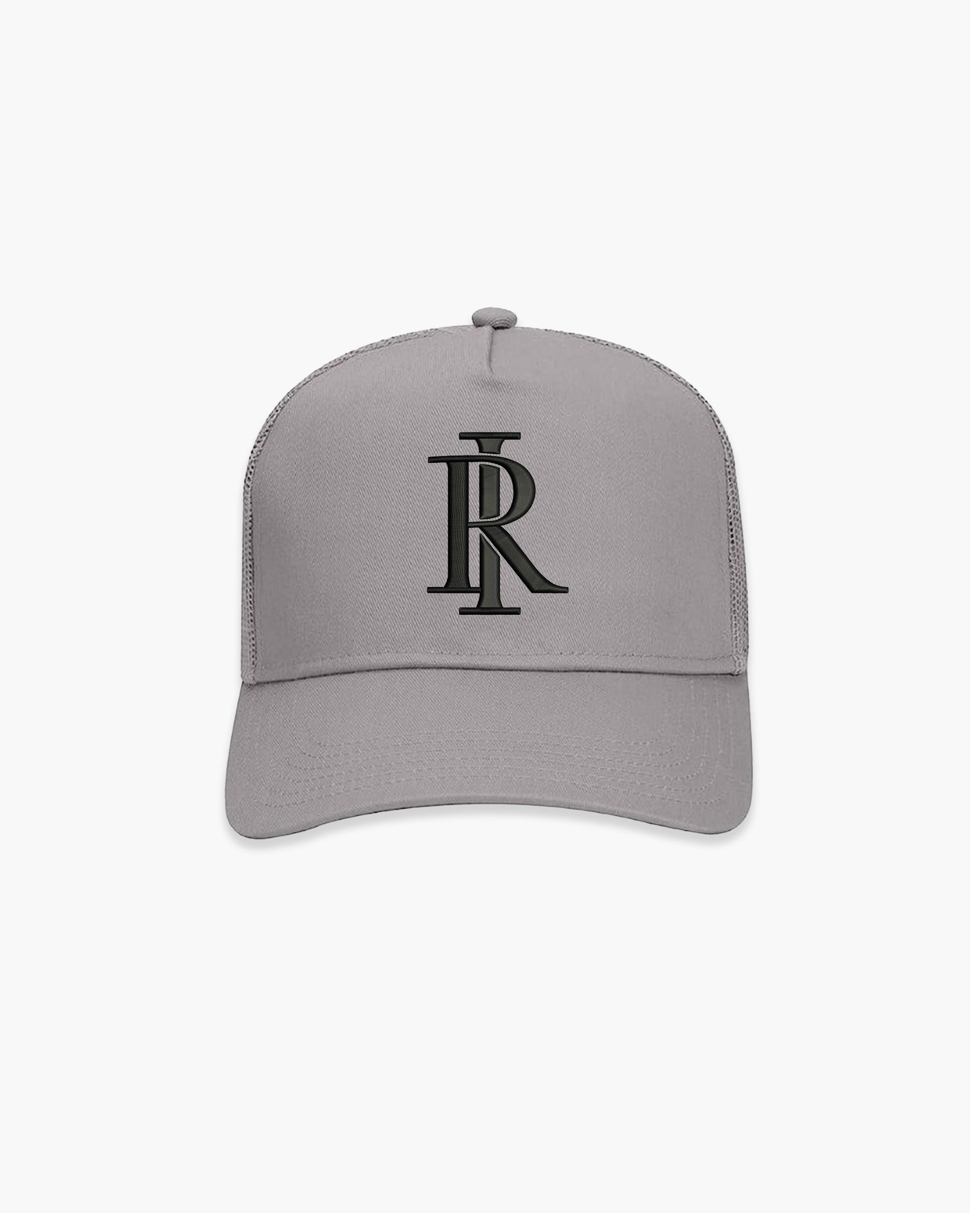 Monogram Trucker Hat - Grey