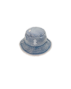 Monogram Bucket Hat - Light Denim