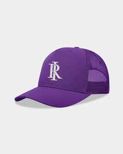 Monogram Trucker Hat - Purple