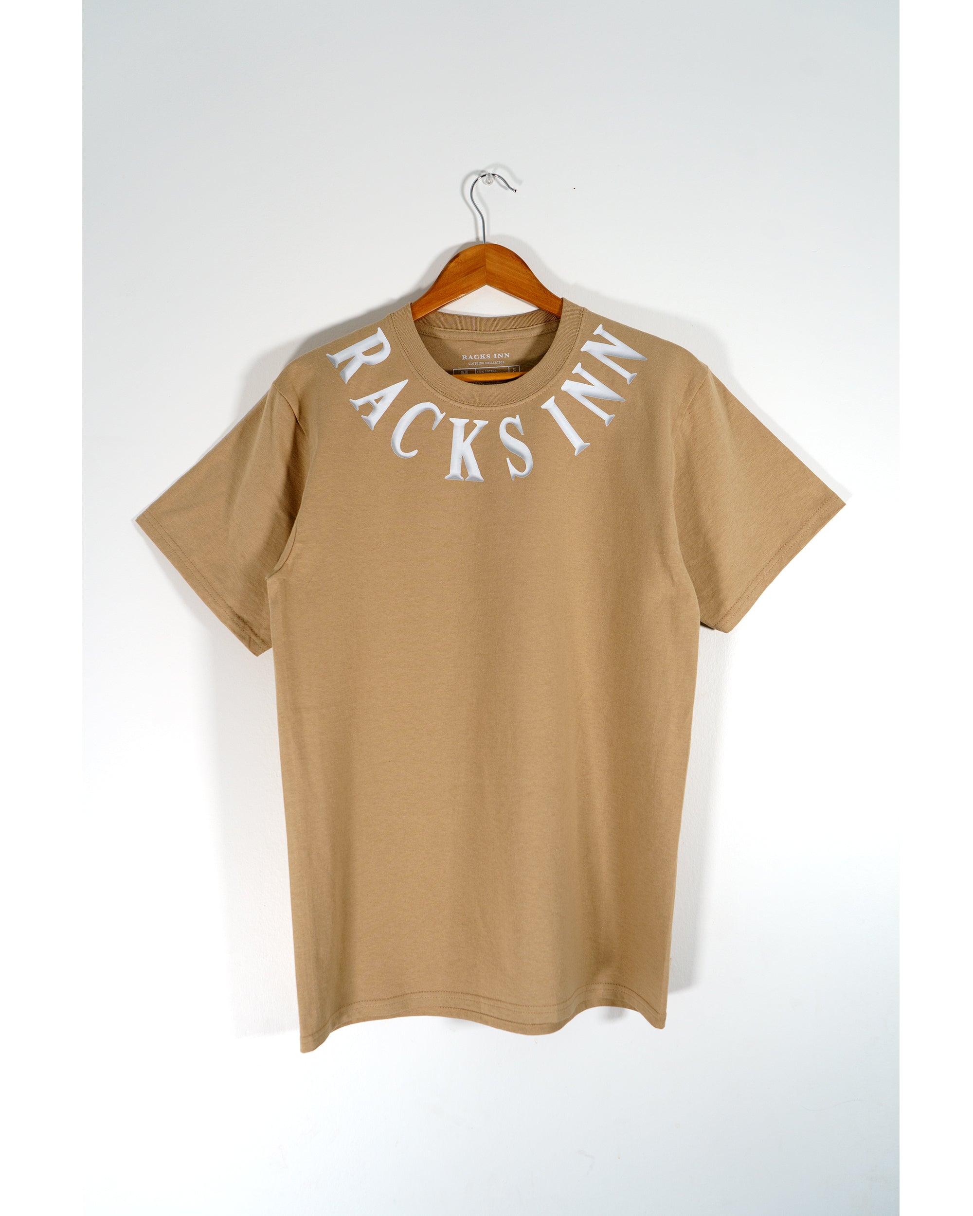 Racks Collar T-Shirt - Dust Tan