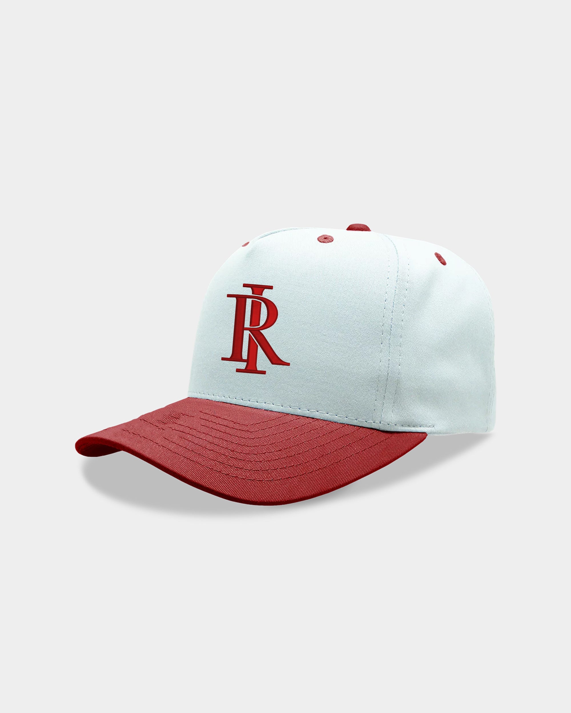 Monogram Trucker Hat - White Red