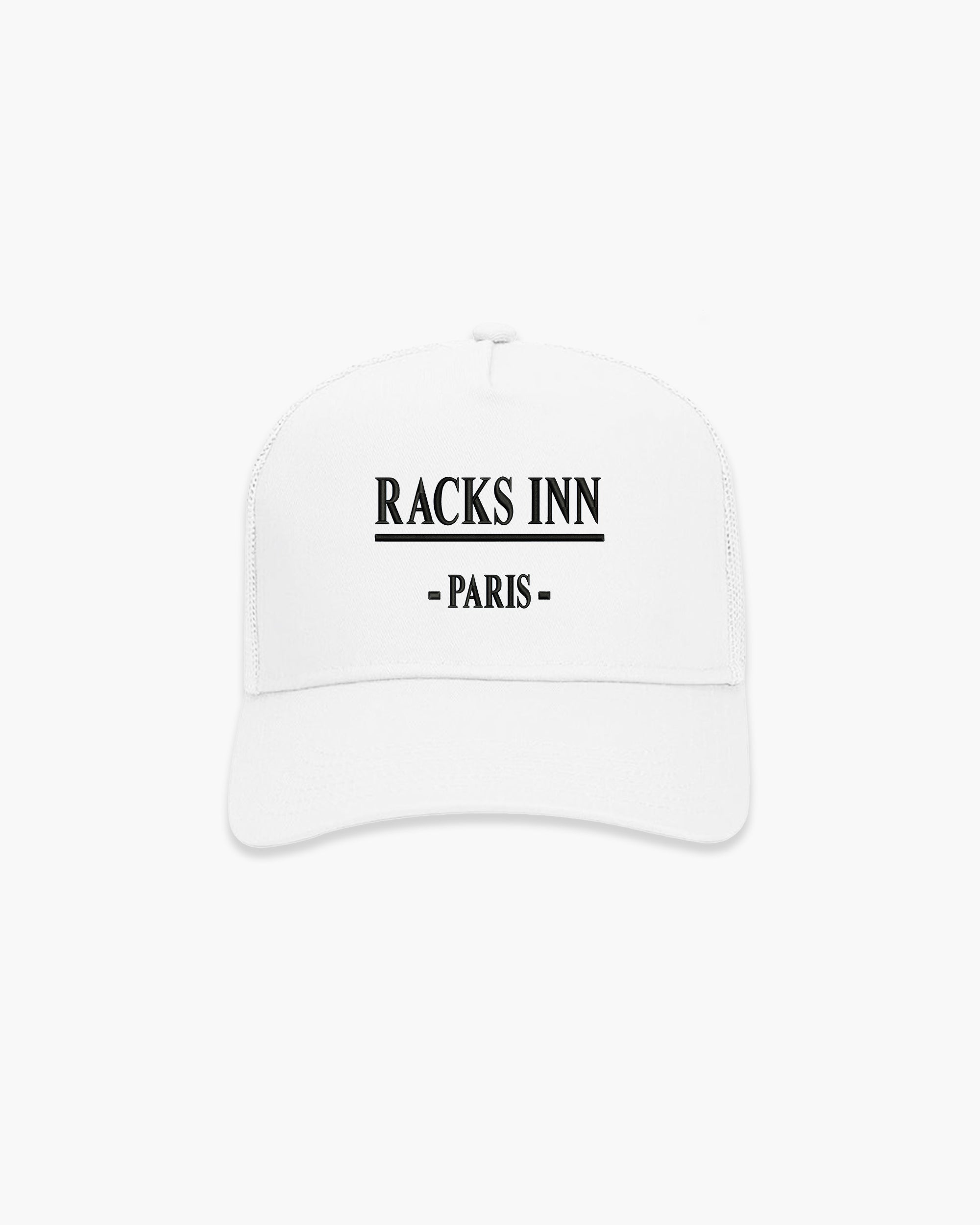 Paris Trucker Hat - White