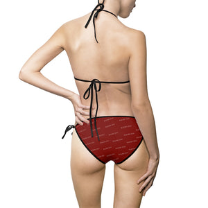 All Over Bikini Swimsuit - Cranberry