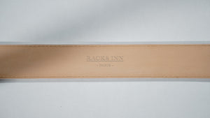 Paris Leather Belt - Plain Jane Black