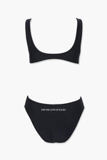 Cutout One-Piece Swimsuit - Black