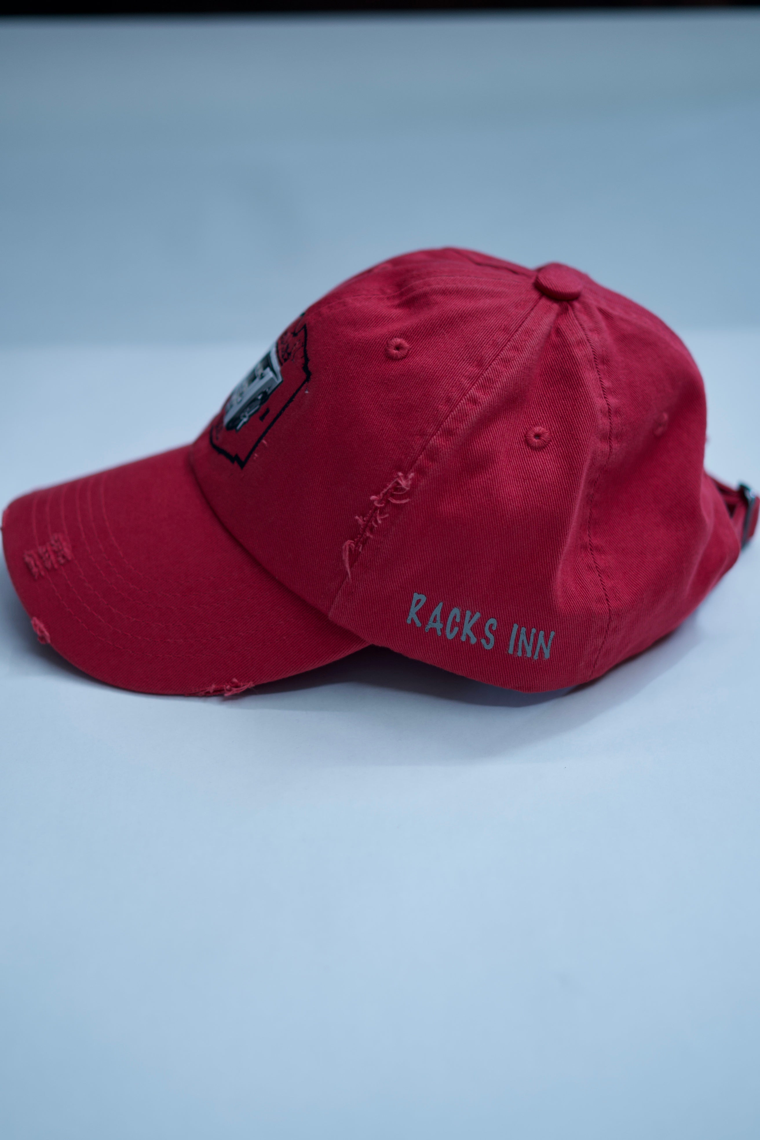 Money Vault Distressed Hat - Dust Red