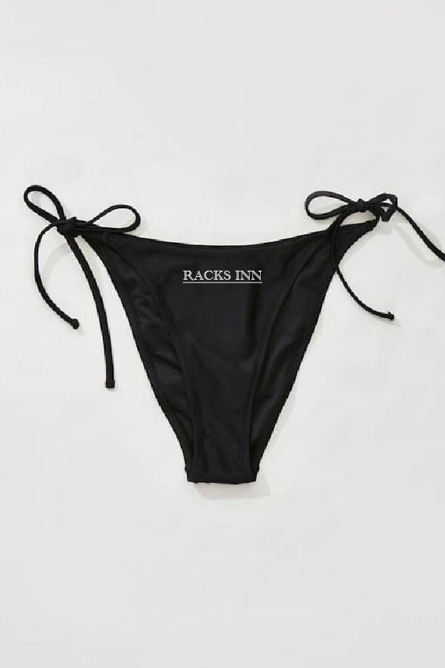 String Bikini Bottoms - Black