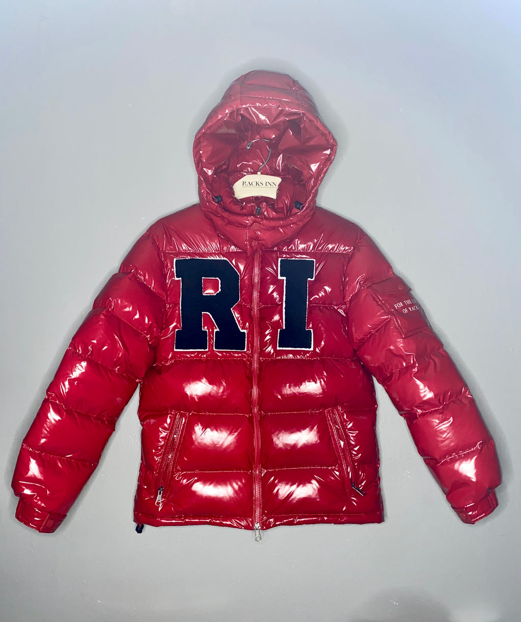 R.I Goose Jacket (Detachable Hood) - Red