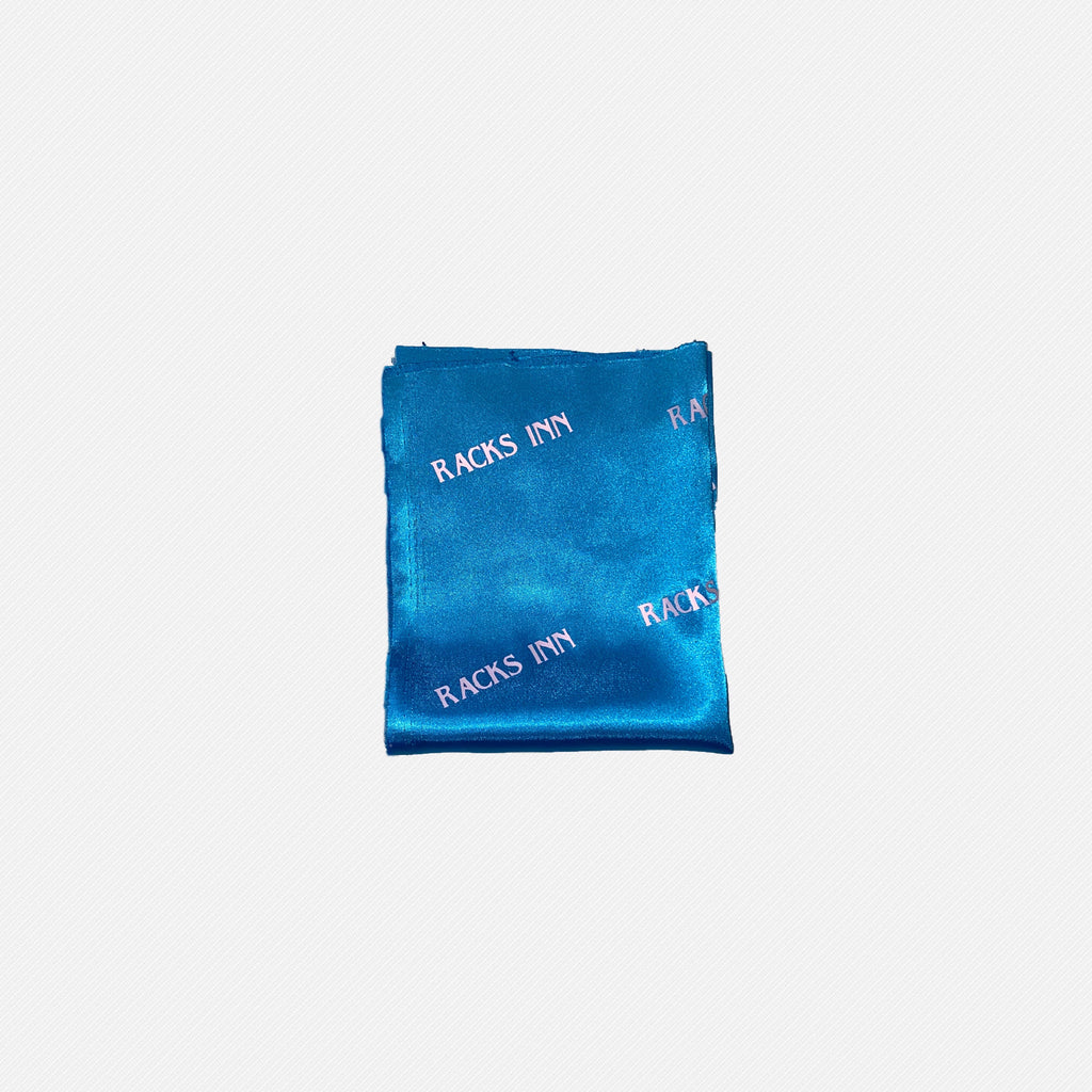 12” Silk Mini Scarf - Aqua Blue