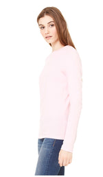 Women’s Long Sleeve Jersey Tee - Light Pink