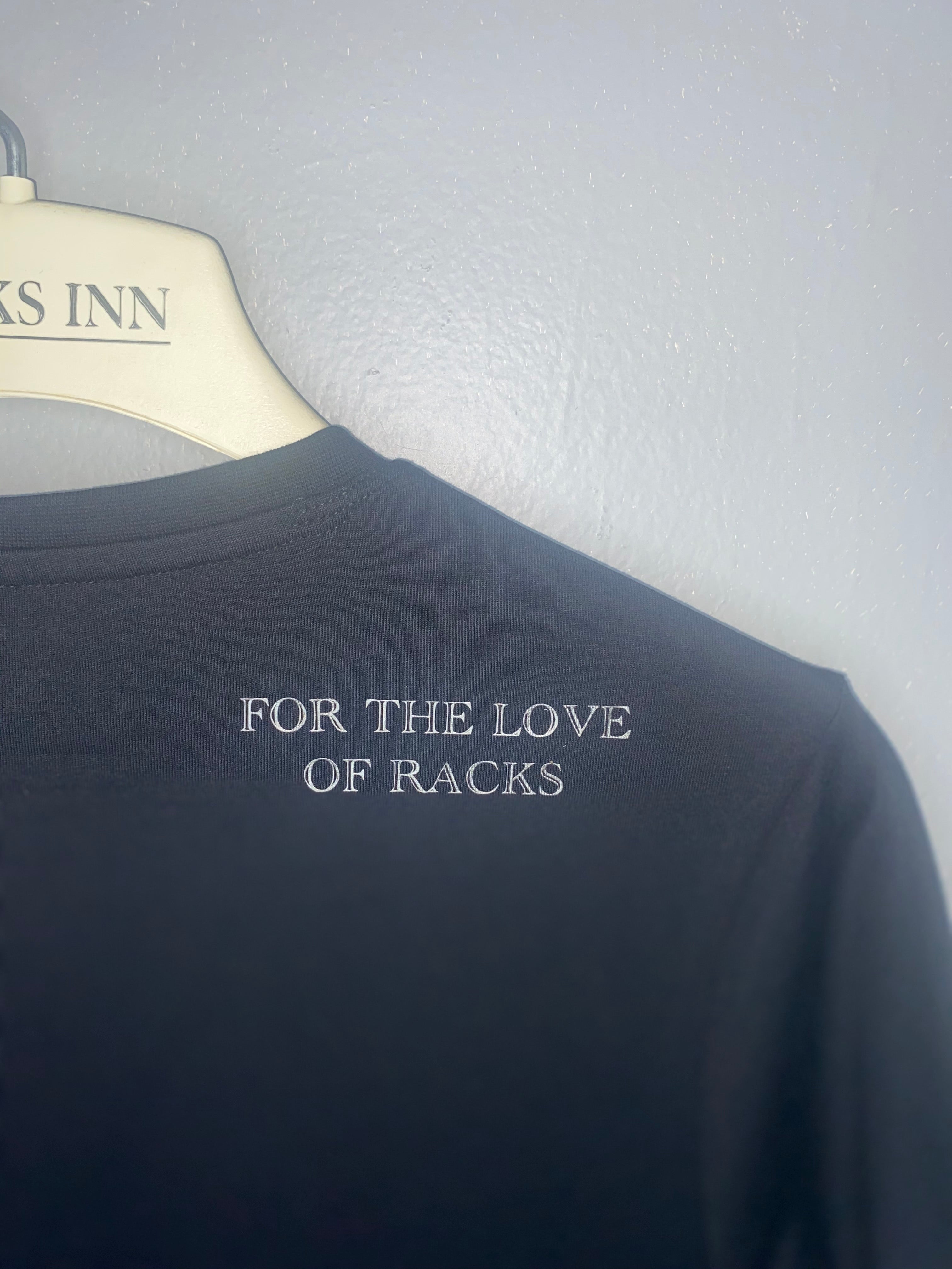 Powder Print T-Shirt - Black/Cran