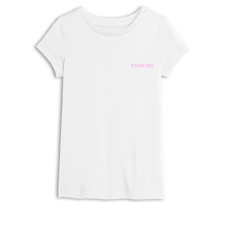 Kids Euro Flex T-Shirt - White & Pink