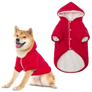 Dog Pullover Fleece - Red