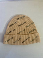 “All Over” Cashmere Wool Beanie - Cream