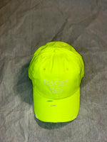 Euro Flex Distressed Hat - Neon Slime