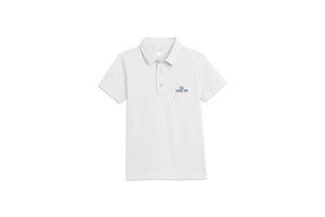 Kids 3 Button Casual Polo Shirt - White